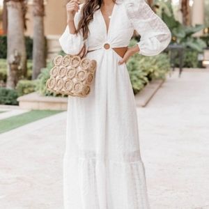 PINK LILY  CUT OUT DRESS